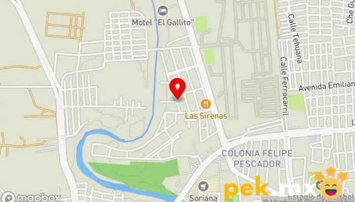 mapa de Fusión Eléctrica de México Oficinas de empresa en Juchitán de Zaragoza