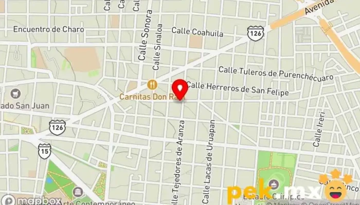 mapa de FVQ TIENDA DE PLOMERIA Y ELECTRICIDAD Ferretería en Morelia