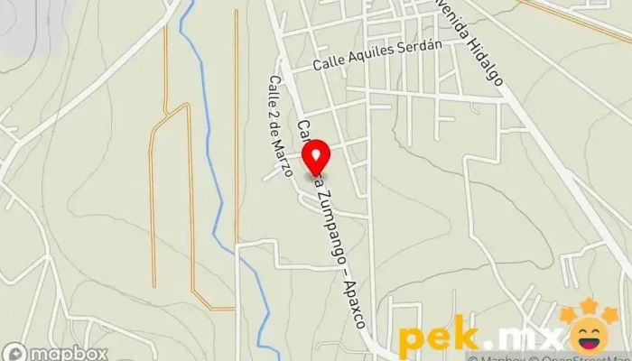 mapa de Gasolinera APAXCO Gasolinera en Apaxco de Ocampo