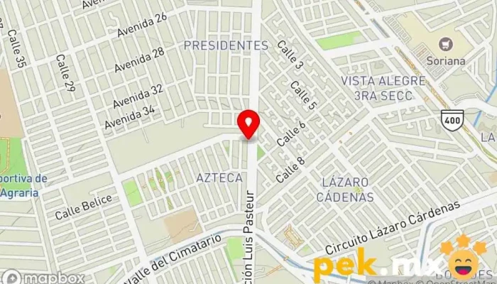 mapa de Gestión en Control de Riesgos / Diseño e Ingeniería en Protección Civil Cerrajero en Santiago de Querétaro