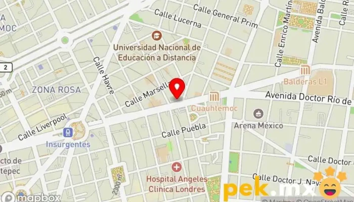mapa de Gimesa Electricista en Cuauhtémoc, Juárez