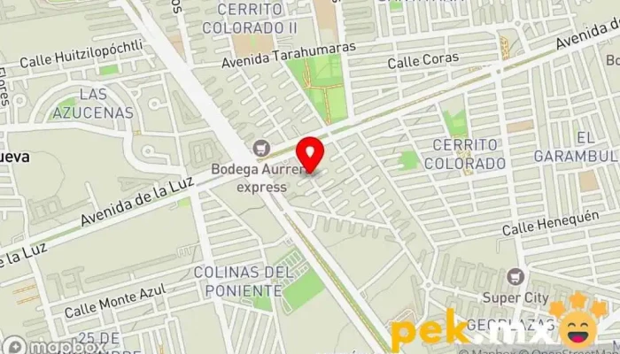mapa de GR Electricidad Residencial Electricista, Servicio de instalación eléctrica en Santiago de Querétaro