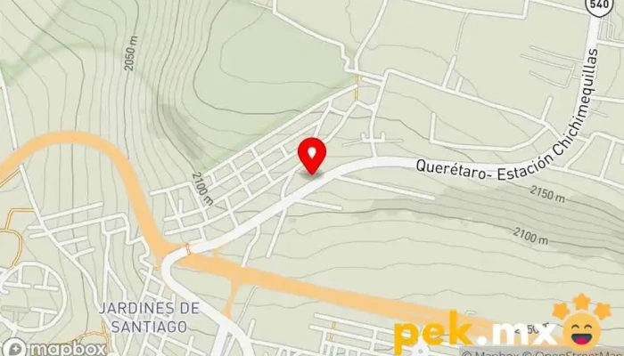 mapa de GRUPO CONSTRUCTOR ELÉCTRICO ISEEMEX SAS DE CV Electricista en Santiago de Querétaro