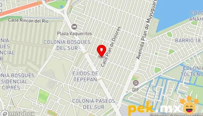 mapa de Grupo Felcort Servicio de instalación eléctrica, Fabricante de artículos electrónicos en Xochimilco, Ciudad de México