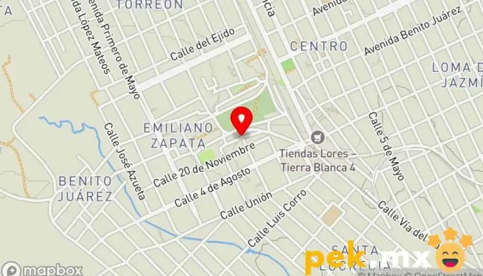 mapa de Grupo Hernández Contratista en Tierra Blanca