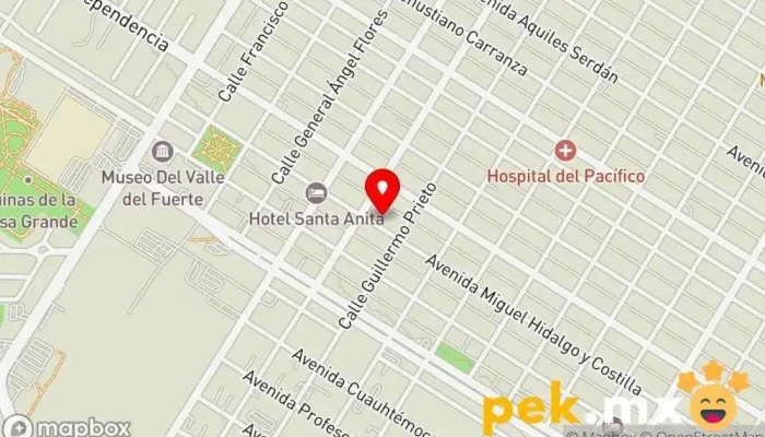 mapa de Grupo Montes Asesor en ingeniería en Los Mochis