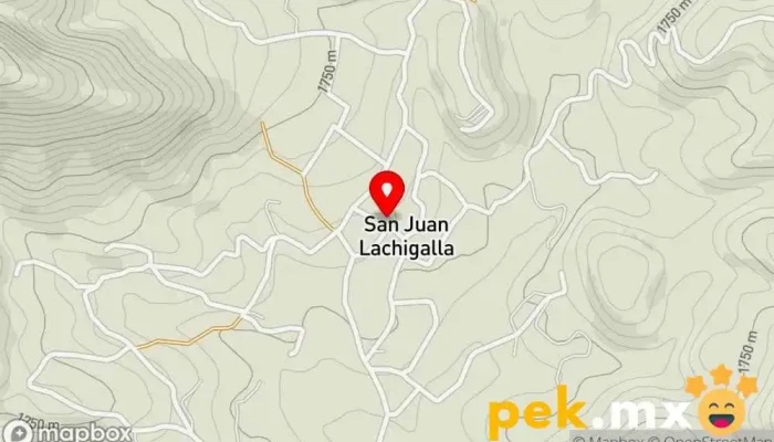 mapa de H. Ayuntamiento de San Juan lachigalla Oficina de administración municipal en San Juan Lachigalla