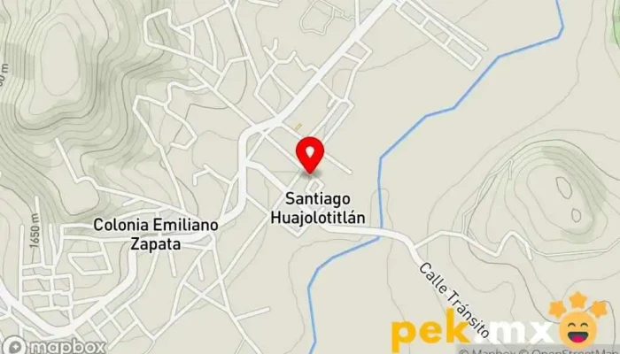 mapa de H. Ayuntamiento de Santiago Huajolotitlan Oficina de administración municipal en Santiago Huajolotitlán