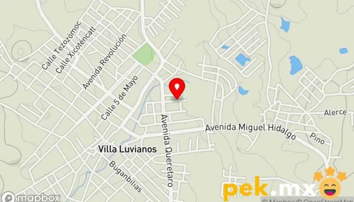 mapa de Héctor reyes Cibercafé en Villa Luvianos