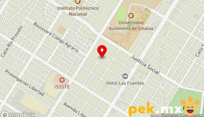 mapa de Hernández Refrigeración y Electricidad Servicio de reparación de neveras, Electricista en Los Mochis