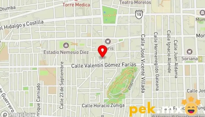 mapa de Herrajes y chapas Colín sa de cv Cerrajero, Tienda de herramientas en Toluca de Lerdo