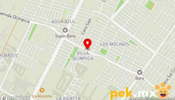 mapa de Herrera Cerrajero en León de los Aldama