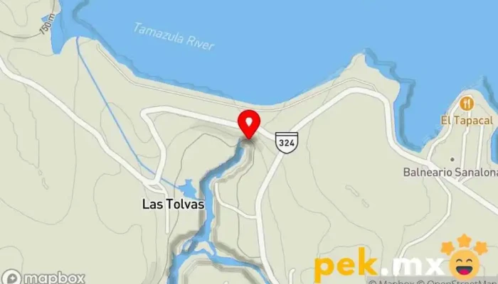 mapa de Hidroeléctrica Sanalona Gasolinera en Culiacán Rosales