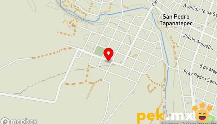 mapa de Hojalateria y pintura lucero Pintura de automóviles en San Pedro Tapanatepec