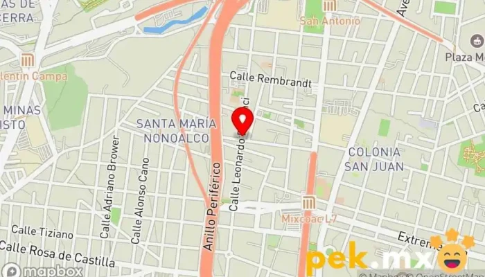 mapa de Home Fix - Plomero y Electricista Fontanero, Electricista en Benito Juárez, Ciudad de México