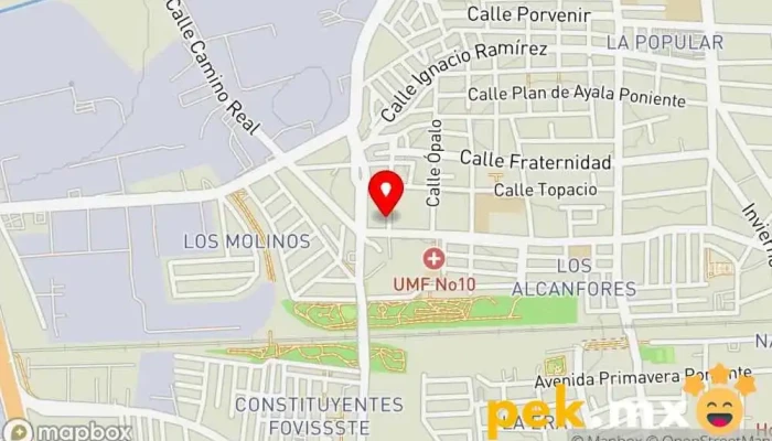 mapa de HPU electrics Electricista en Santiago de Querétaro