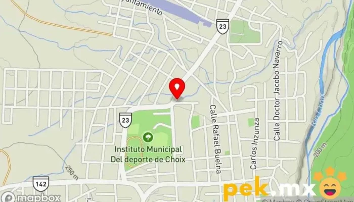 mapa de HR Electricidad y Refrigeración Tienda aire acondicionado en Choix