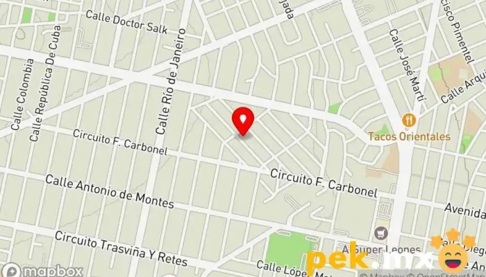 mapa de IEC Instalaciones Electromecanicas Servicio de instalación eléctrica en Chihuahua