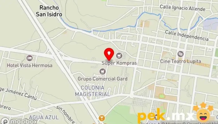 mapa de ILMEX Total (Santiago Tianguistenco) Tienda de iluminación en Santiago Tianguistenco de Galeana