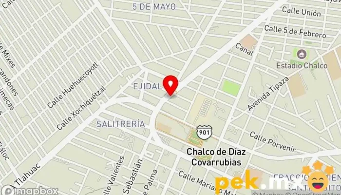 mapa de Ilumina mi México Tienda de electricidad en Chalco de Díaz Covarrubias