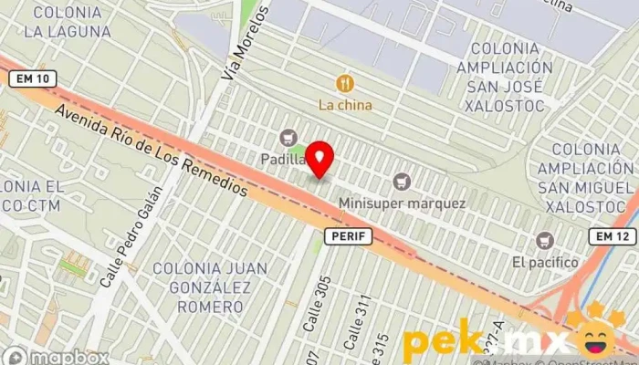 mapa de IME (Ingeniería y Metodología Electric S.A de C.V) Servicio de instalación eléctrica, Oficinas de empresa en Ecatepec de Morelos
