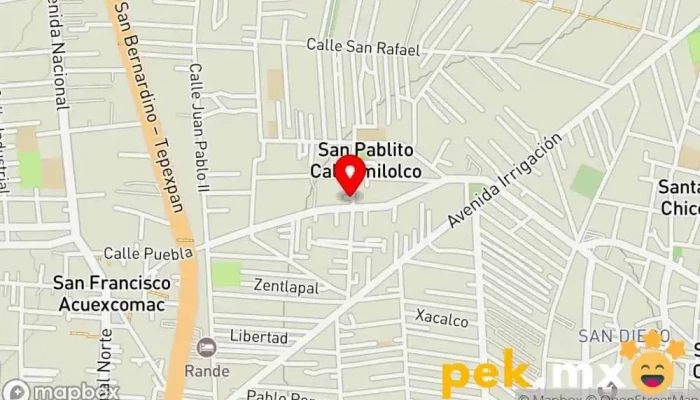 mapa de Industria Electromecánica Roldán S.A. de C.V. Servicio de instalación eléctrica en Chiconcuac de Juárez