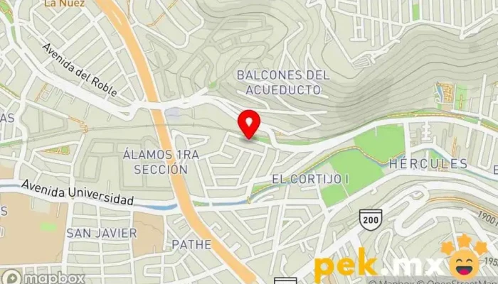 mapa de Ing. Francisco Noyola González Electricista en Santiago de Querétaro