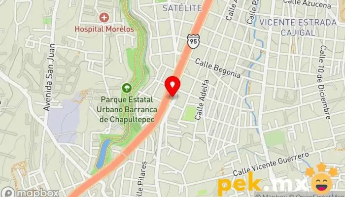 mapa de Ingenieria Hidroelectrica Electricista en Cuernavaca