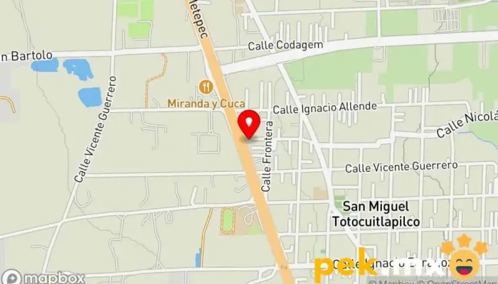 mapa de Innsuplam Soluciones en Sistemas Eléctricos Tienda de electricidad en Metepec