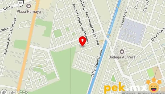 mapa de Inselect Electricista en Culiacán Rosales