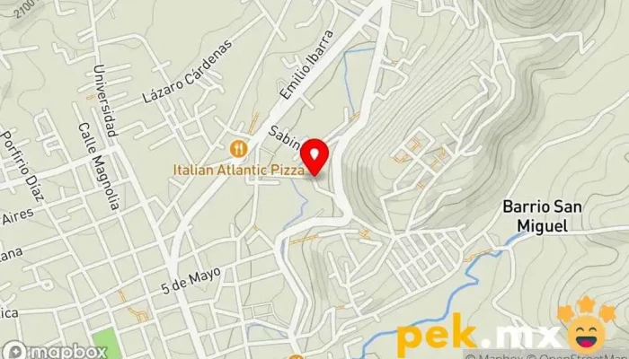 mapa de Instalaciones eléctricas IAM Servicio de instalación eléctrica en Tlaxco