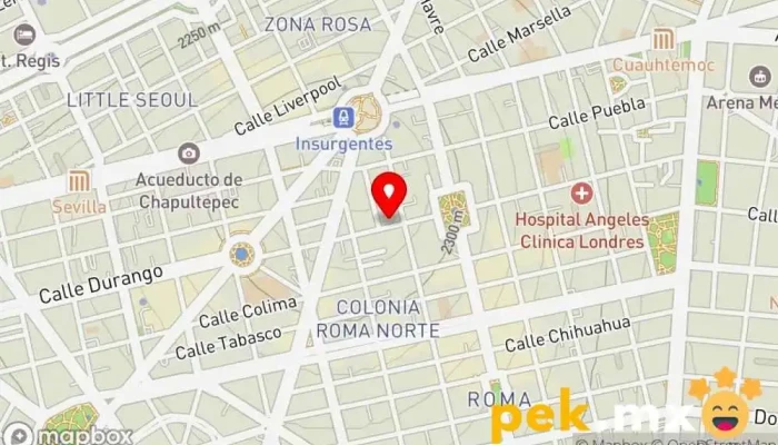 mapa de Instalaciones Eléctricas Juárez Electricista en Cuauhtémoc, Ciudad de México