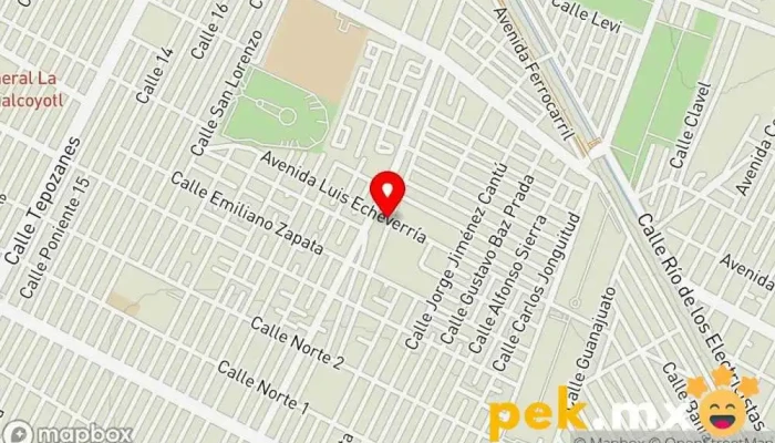 mapa de Instalaciones eléctricas Martínez Electricista en Chimalhuacán