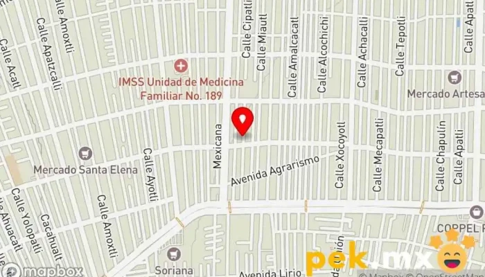 mapa de Instalaciones eléctricas Odrink Electricista en Chimalhuacán