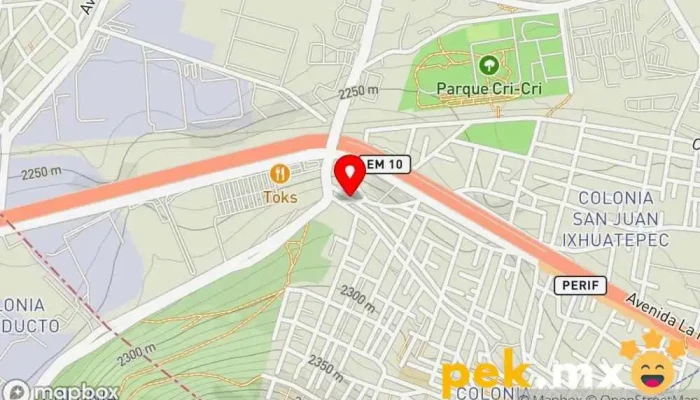 mapa de Instalaciones eléctricas Ortiz Electricista en Tlalnepantla