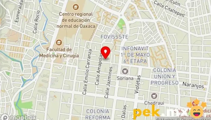 mapa de Instalaciones eléctricas residencial y comercial. Compañía eléctrica en Oaxaca de Juárez