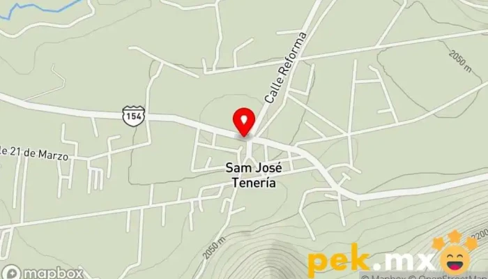 mapa de Instalaciones eléctricas residenciales Fernández Electricista en San José Tenería