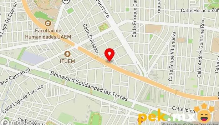 mapa de Instalaciones Eléctricas y Mantenimiento Electricista en Toluca de Lerdo