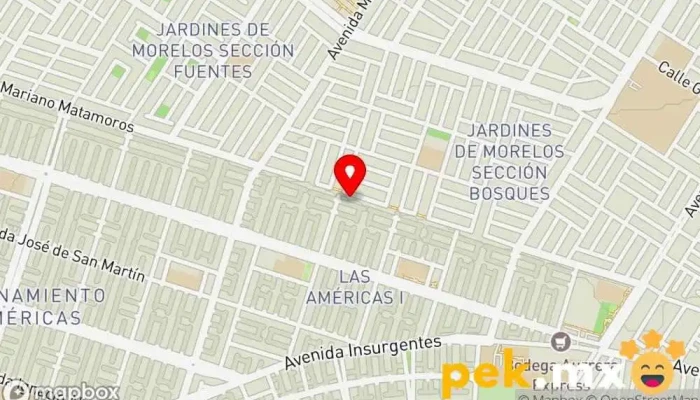 mapa de Instalaciones Eléctricas y paneles solares Electricista en Ecatepec de Morelos