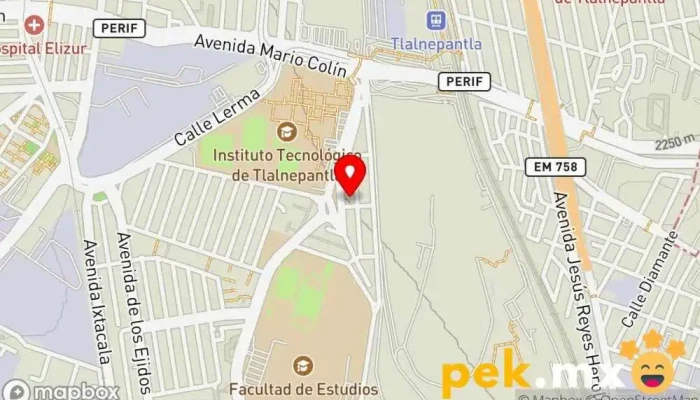 mapa de Instalaciones Industriales CABERO Servicio de instalación eléctrica en Tlalnepantla