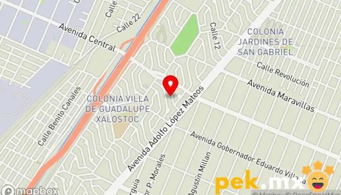 mapa de Integracion Eléctrica Especial Electricista en Ecatepec de Morelos
