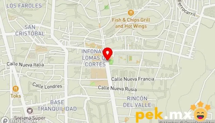 mapa de Integración eléctrica Servicio de instalación eléctrica en Cuernavaca