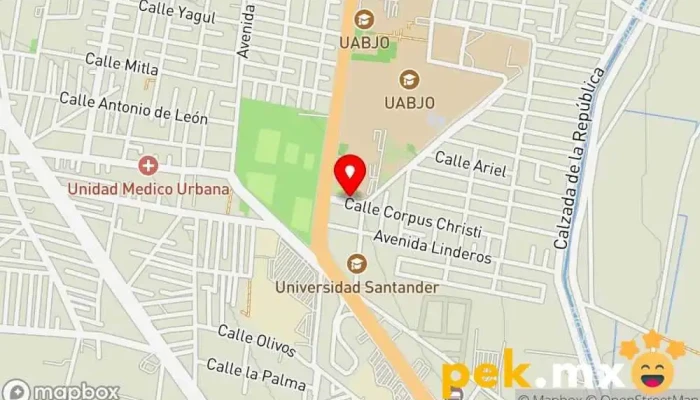 mapa de IVEM suministros eléctricos y de control Tienda de electricidad en Oaxaca de Juárez