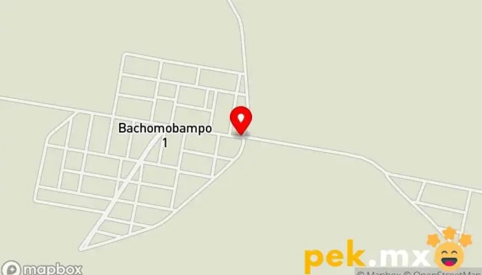mapa de JAPAMA Compañía suministradora de agua en Bachomobampo Núm. Dos