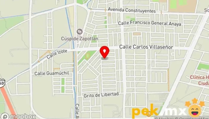 mapa de JAS Servicios De Electricidad Electricista en Cdad. Guzmán