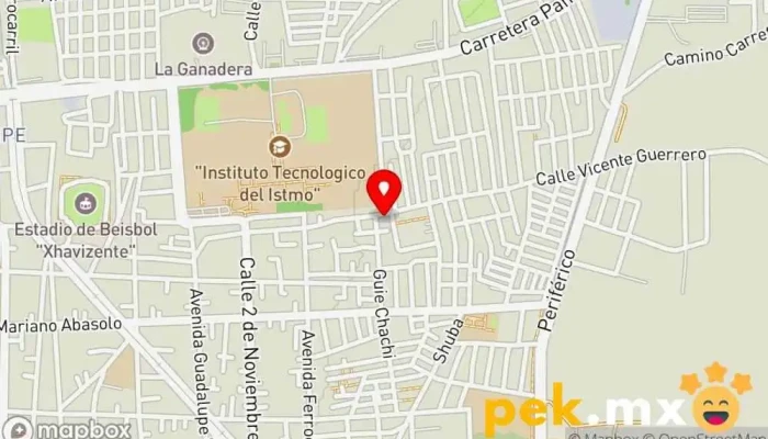 mapa de JC ELECTRICISTA Y CLIMATIZACION Empresa de climatización en Juchitán de Zaragoza