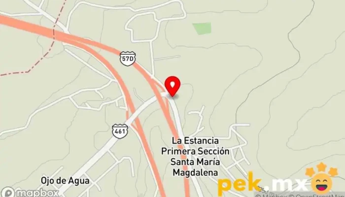 mapa de JIMETAL Centro de reciclaje de latas y botellas, Centro de reciclaje en Hidalgo