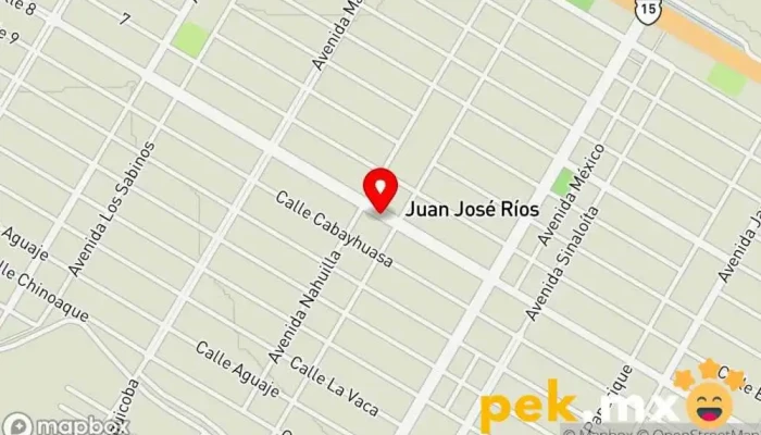 mapa de Jumapag Juan Jose Rios Compañía suministradora de agua en Juan José Ríos
