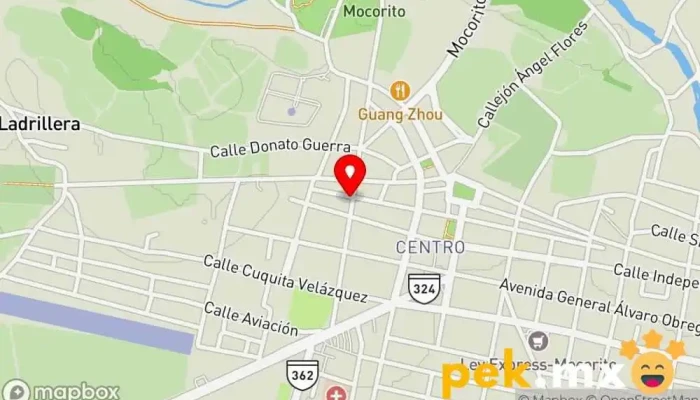 mapa de Junta Municipal de Agua Potable Compañía suministradora de agua en Mocorito
