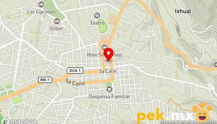 mapa de La Casa de los Llavines Servicio de duplicación de llaves en San Pedro Sacatepequez